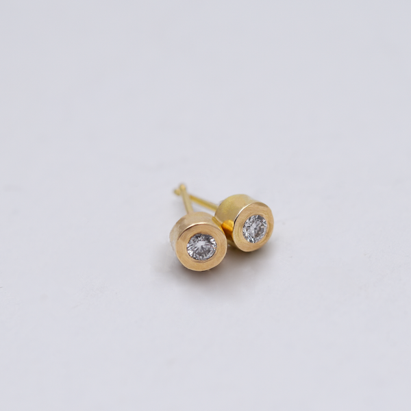 Tiny Diamond Studs